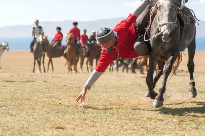 kirgizi reine kench horse farm sport dimsum reizen