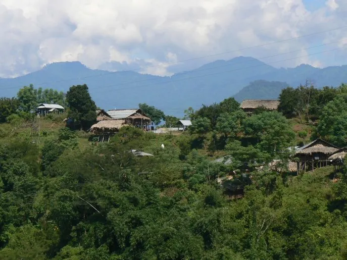 6 noordoost india arunachal pradesh hill miri dorp 2